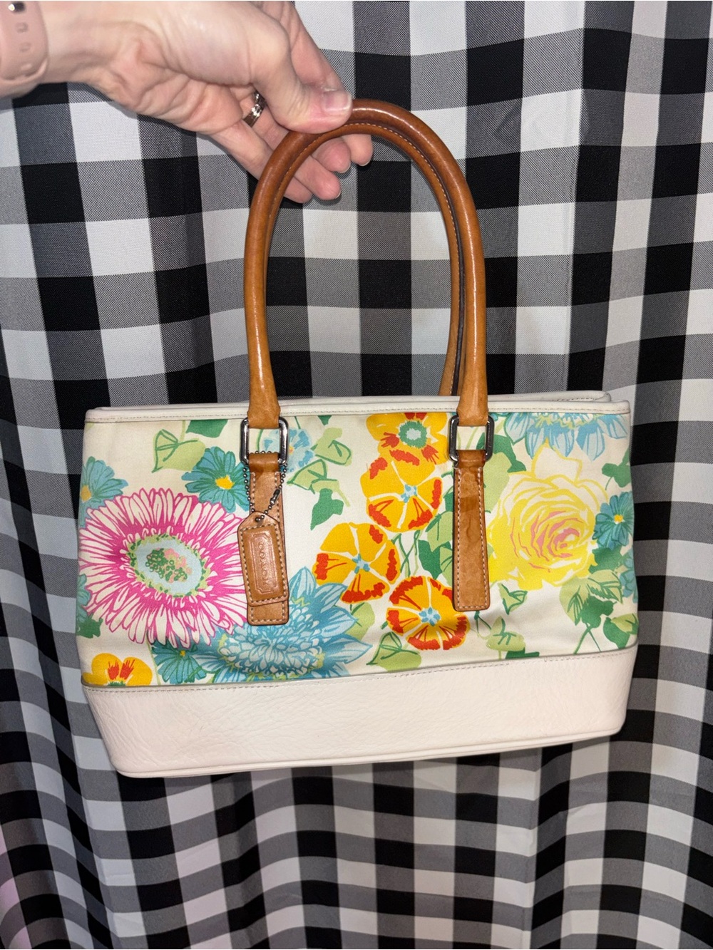 Coach Hamptons Y2K Floral Tote 2002 - Picture 2 of 8